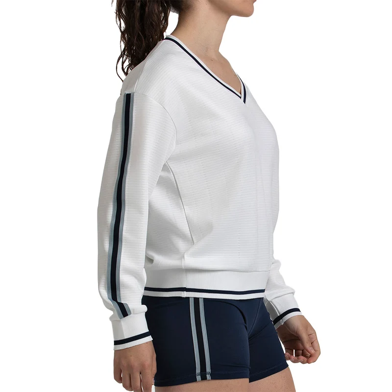 BULLPADEL TRAISER Blanco Mujer (Sudadera)