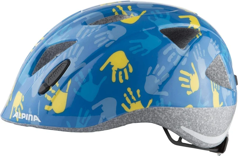 Alpina XIMO Fahrradhelm blue hands Kinder