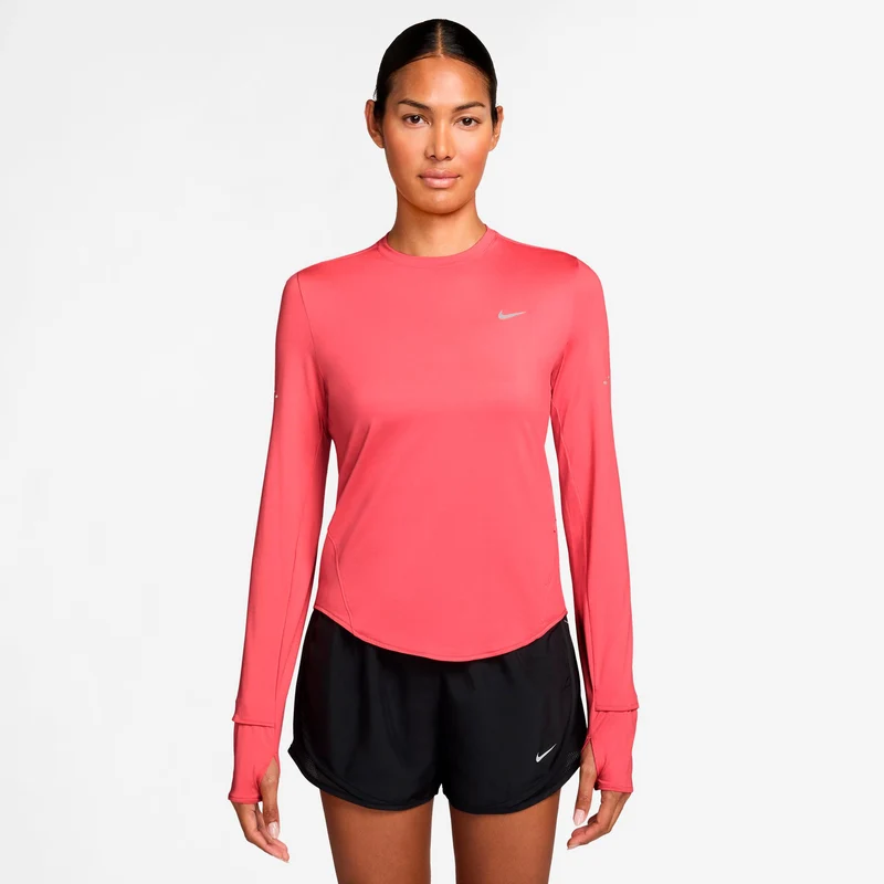 Swift Laufshirt Damen - koralle, silber