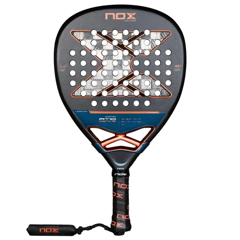 Nox Padelracket Luxury Genius AT10 Attack 18k Tapia