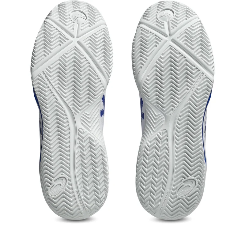 Asics Padelschoen Gel Dedicate 8 Padel Heren Wit Blauw