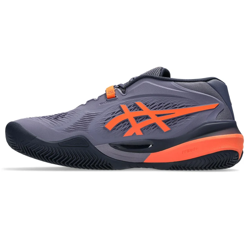 Asics Tennisschoen Gel Resolution X Indoor Heren Paars Oranje