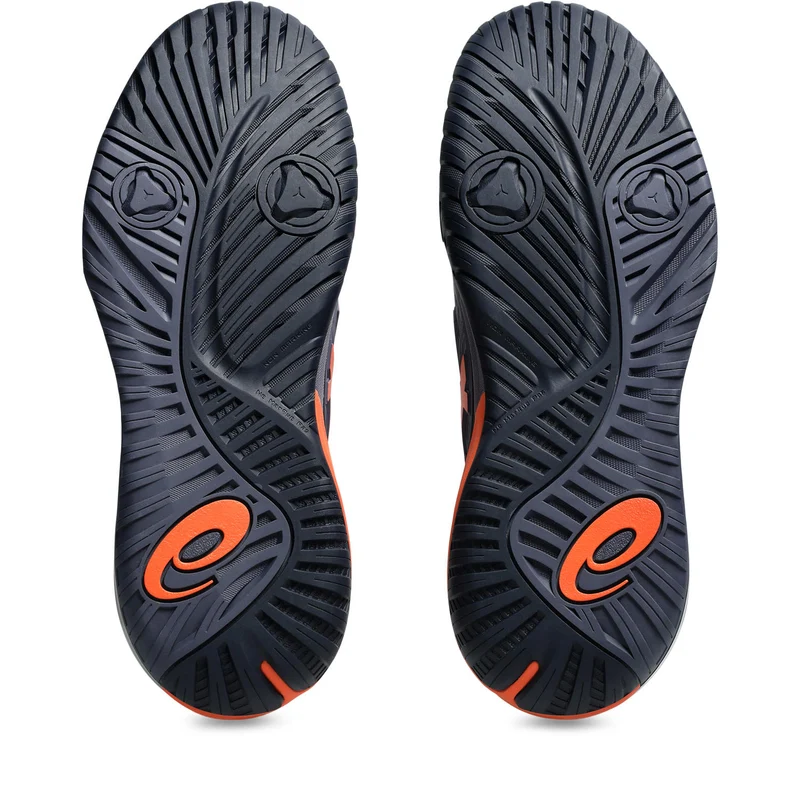 Asics Tennisschoen Gel Resolution X Indoor Heren Paars Oranje