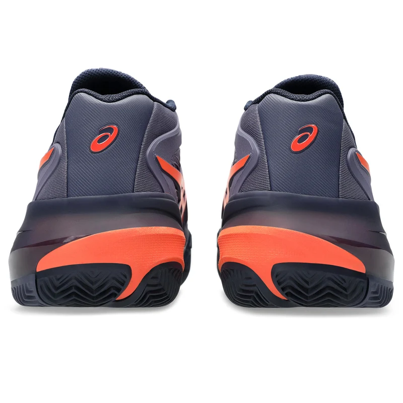 Asics Tennisschoen Gel Resolution X Indoor Heren Paars Oranje