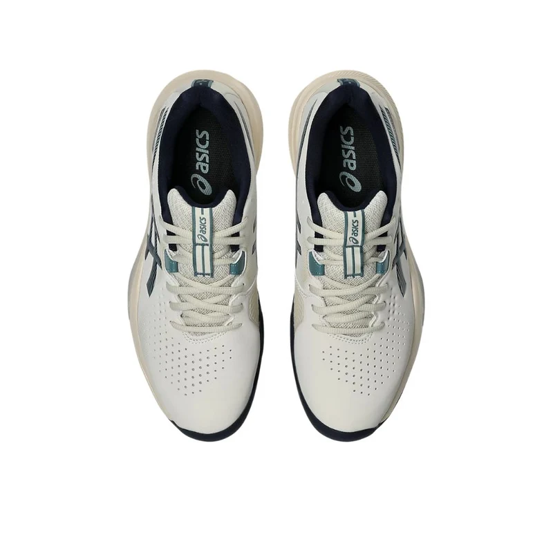 Asics Tennisschoen Gel Challenger 15 Indoor Heren Offwhite Blauw