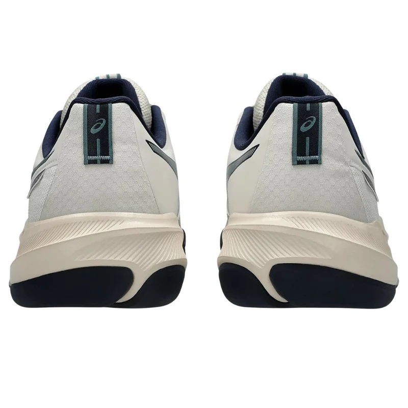 Asics Tennisschoen Gel Challenger 15 Indoor Heren Offwhite Blauw