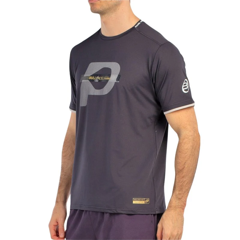 Bullpadel T-shirt Bises Heren Carbon