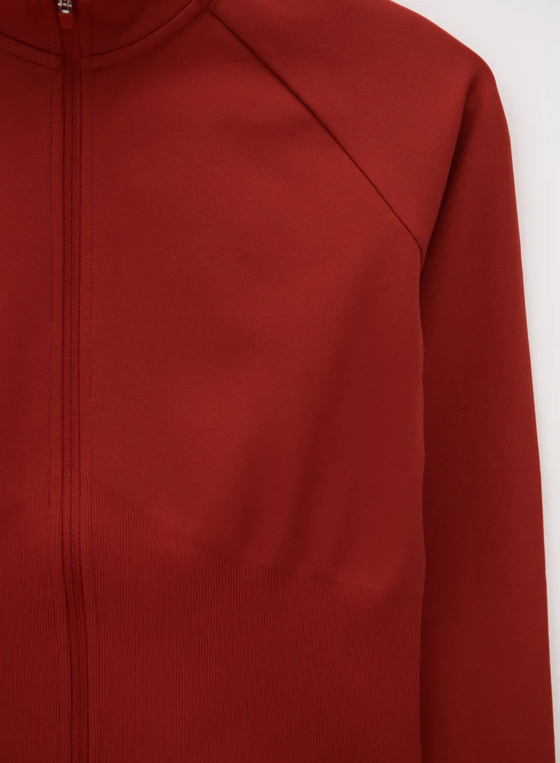 Cayenne Shape Seamless Zip Jacket