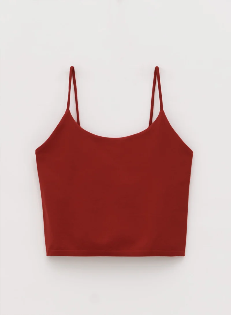Cayenne Shape Seamless Strap Singlet