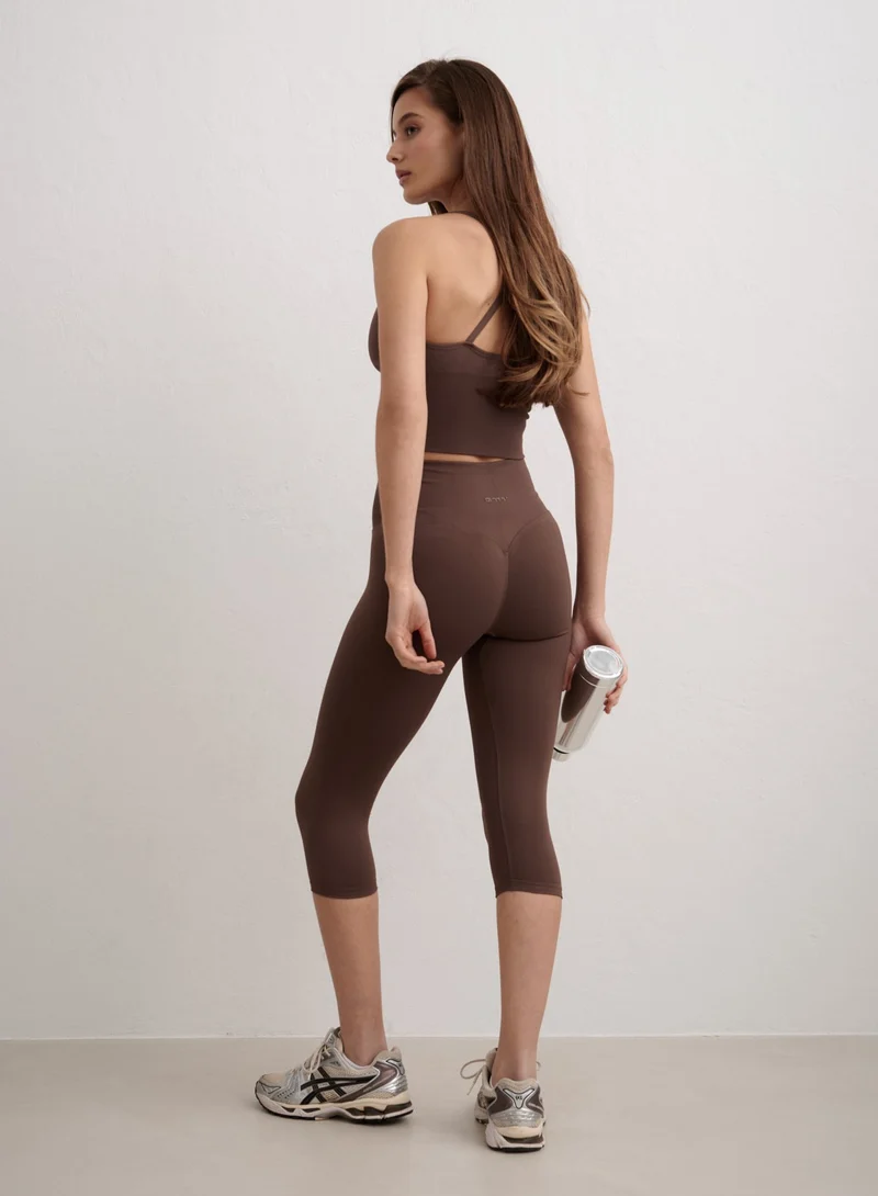 Macchiato Shape Seamless Capri Tights