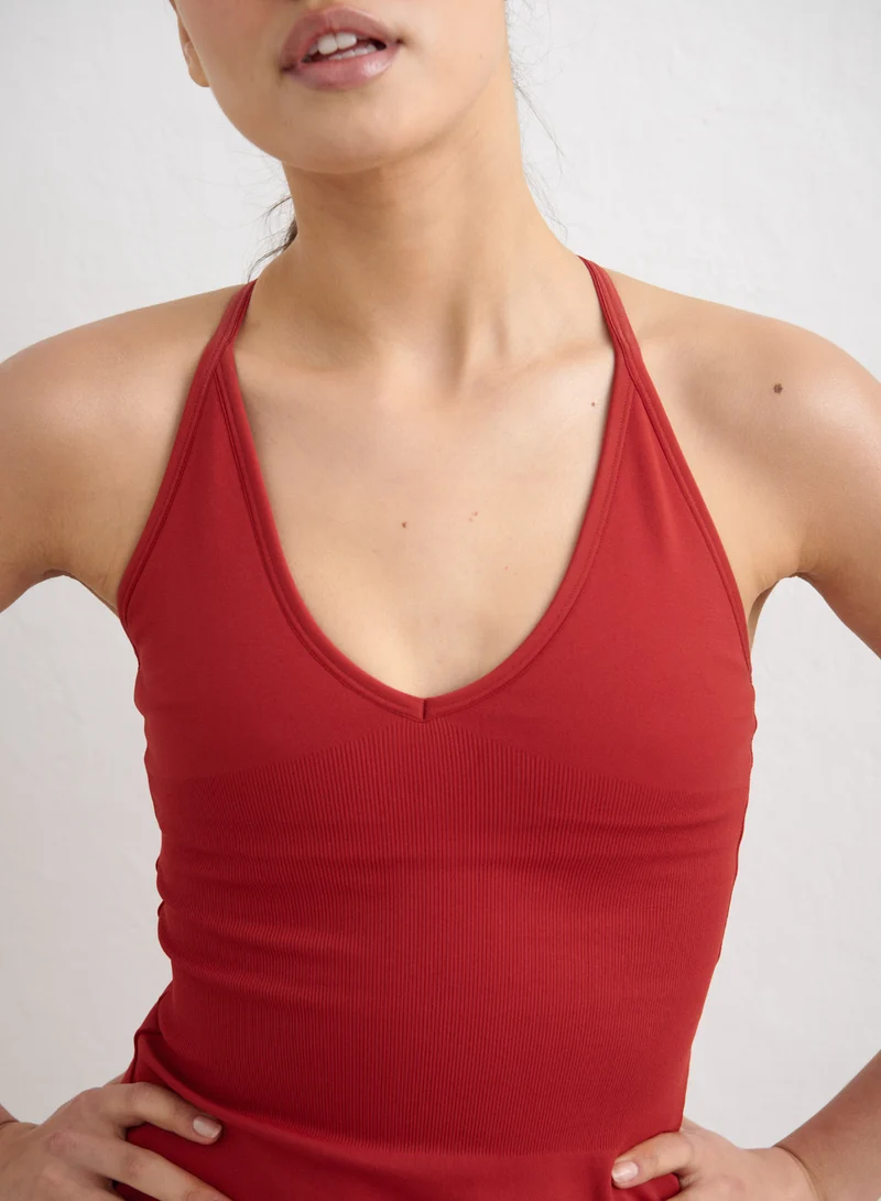 Cayenne Shape Seamless Deep Cut Dress