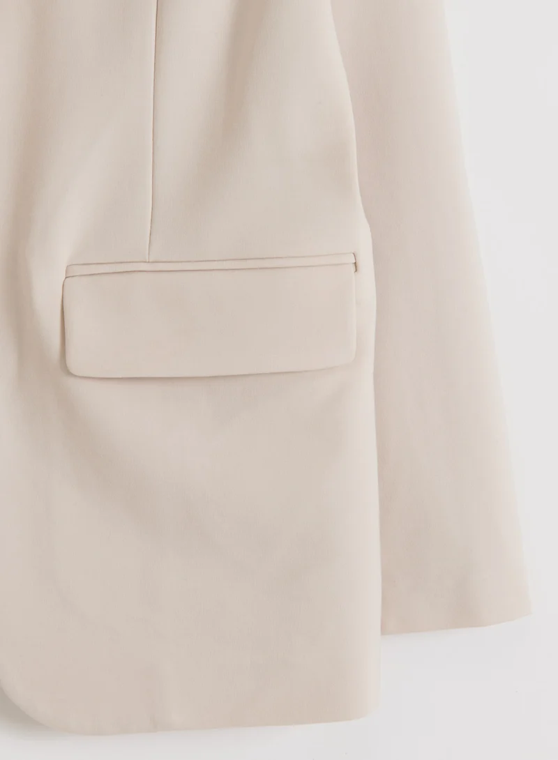Sand Luxe Relaxed Blazer