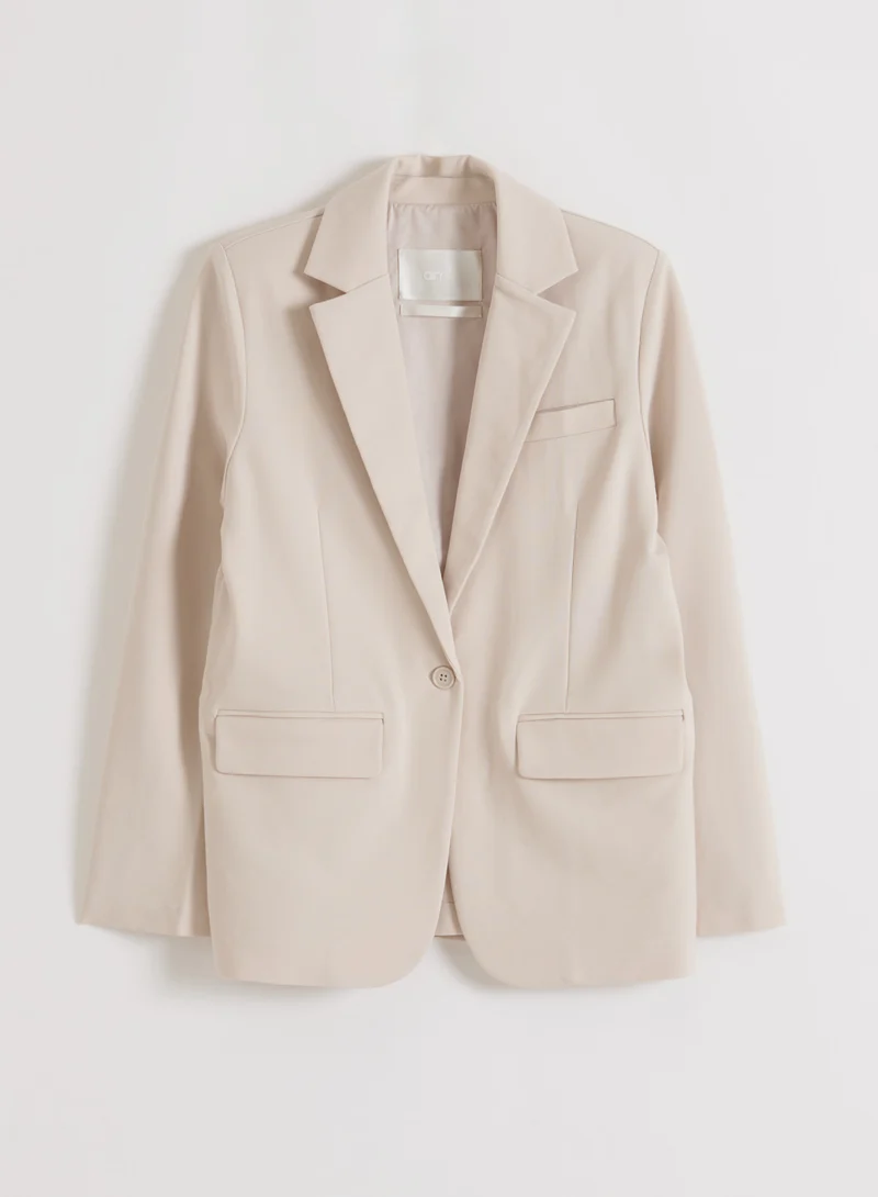 Sand Luxe Relaxed Blazer