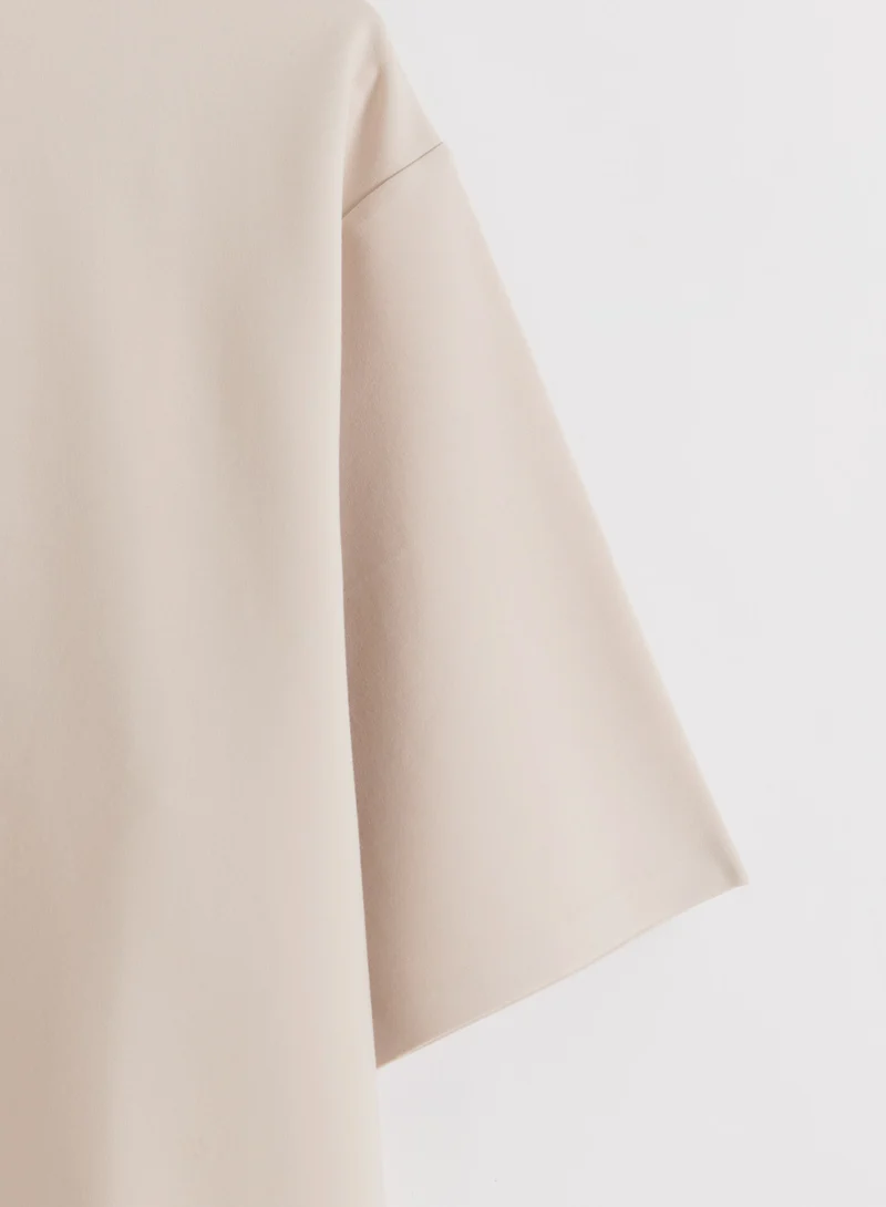 Sand Luxe Boxy Short Sleeve