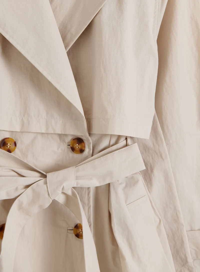 Café Au Lait Femme Trenchcoat
