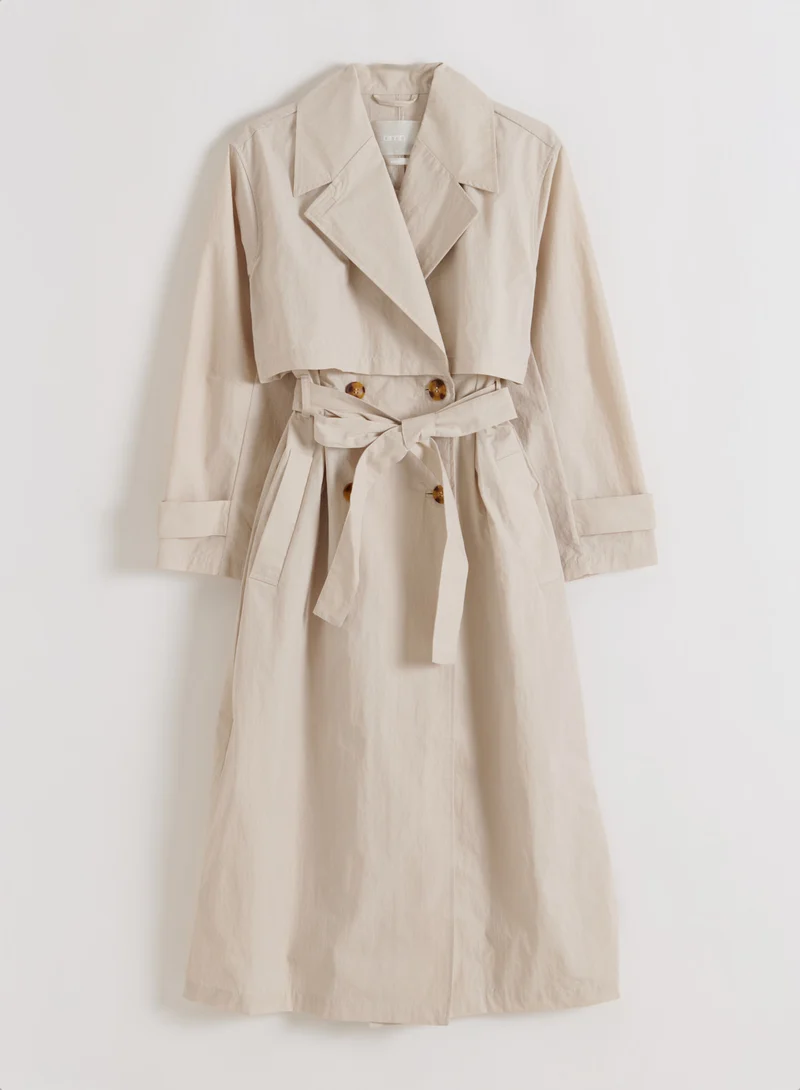 Café Au Lait Femme Trenchcoat