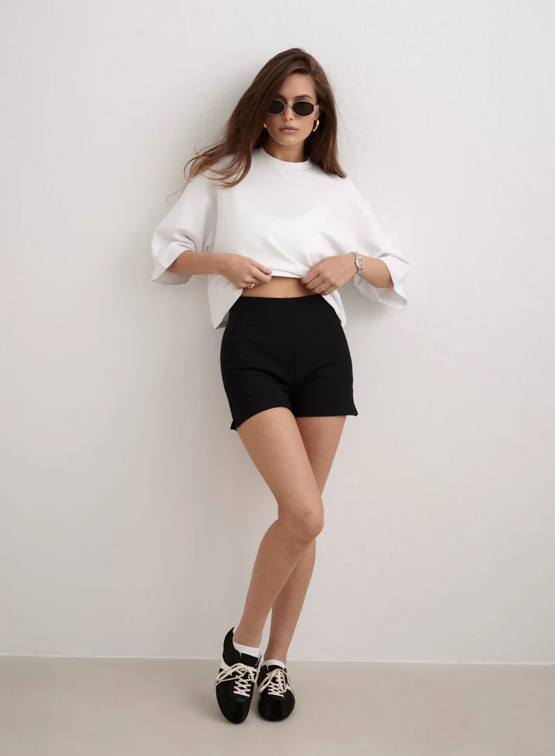 Black Luxe Shorts