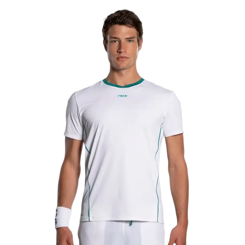 Camiseta Nox Pro White/Ivy Green 2026