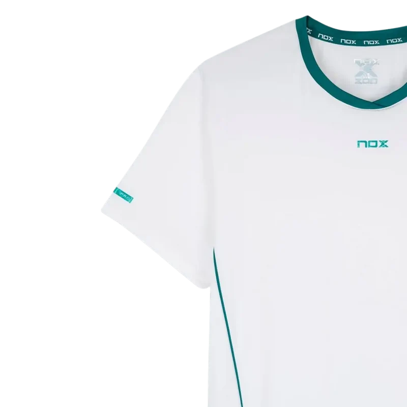 Camiseta Nox Pro White/Ivy Green 2026