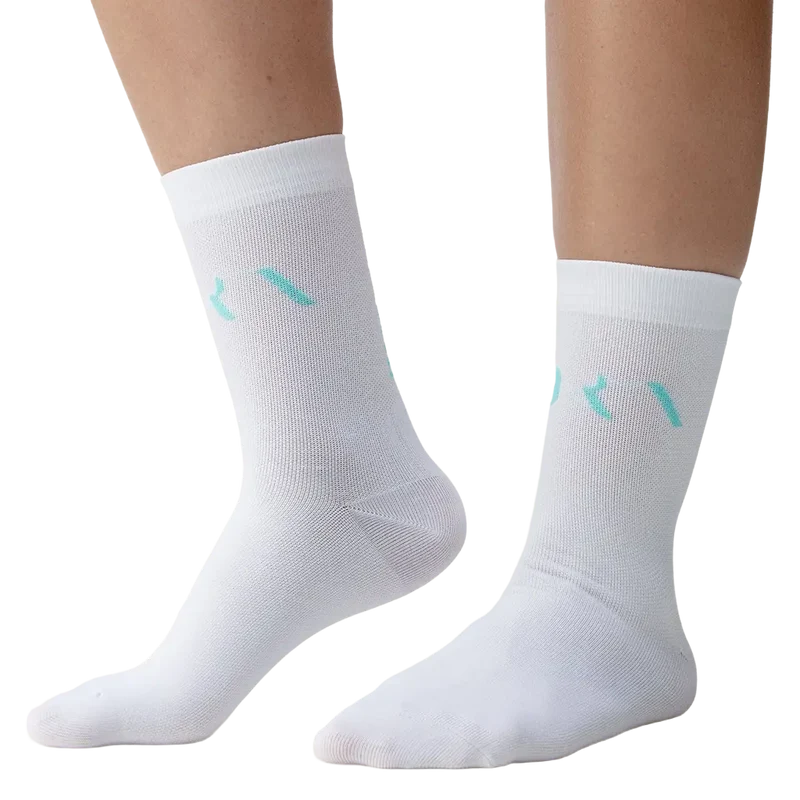 Calcetines Born Living Yoga Acari White/Miami Green