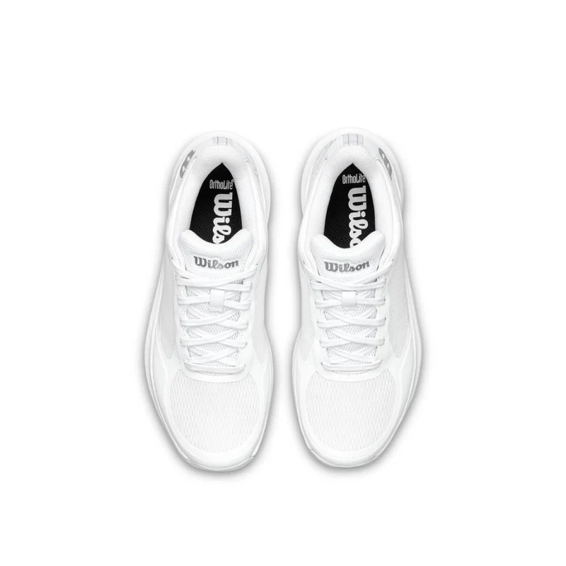 Wilson Hurakn Lite Women Padel Shoes (White/White/Silver)
