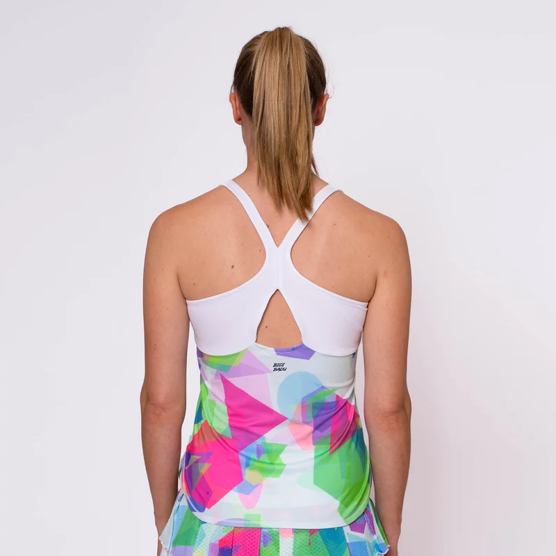 Kaleido Tank-Top Damen-Mehrfarbig