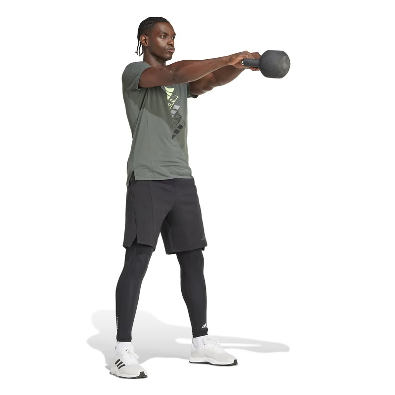 TechFit Compression Training Tight Herren-Schwarz