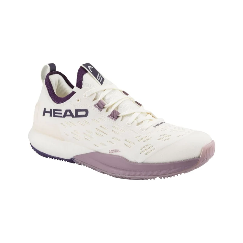 Head Motion Pro 1.5 Women Padel Shoes (Chalk White/Purple Night)
