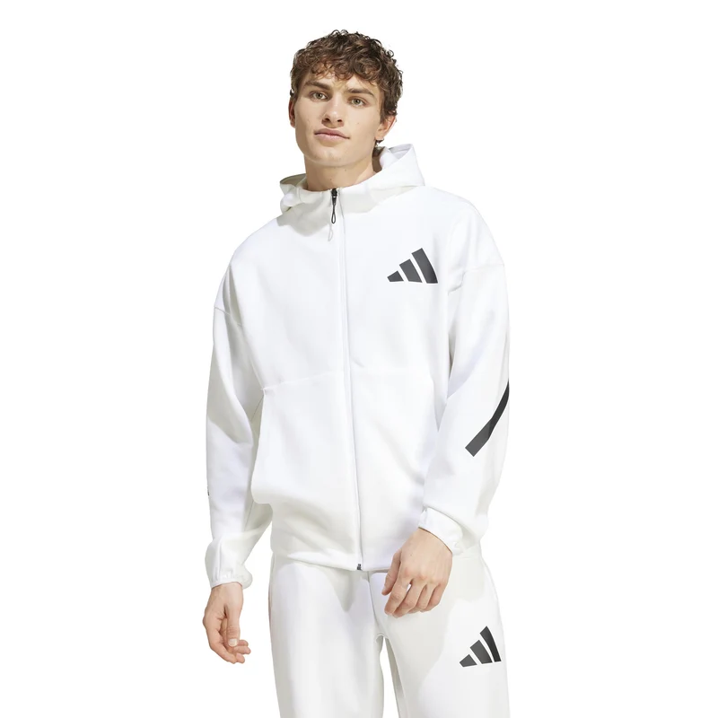 Z.N.E. Sweatjacke Herren - weiß