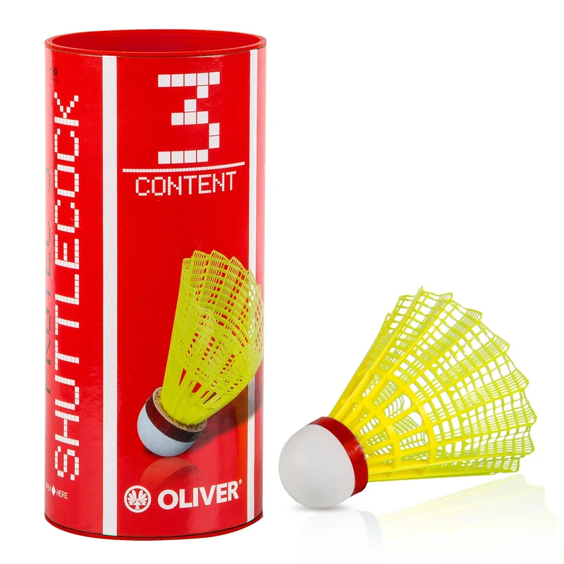 Badminton Bälle Pro-Tec 5 / 3er rot