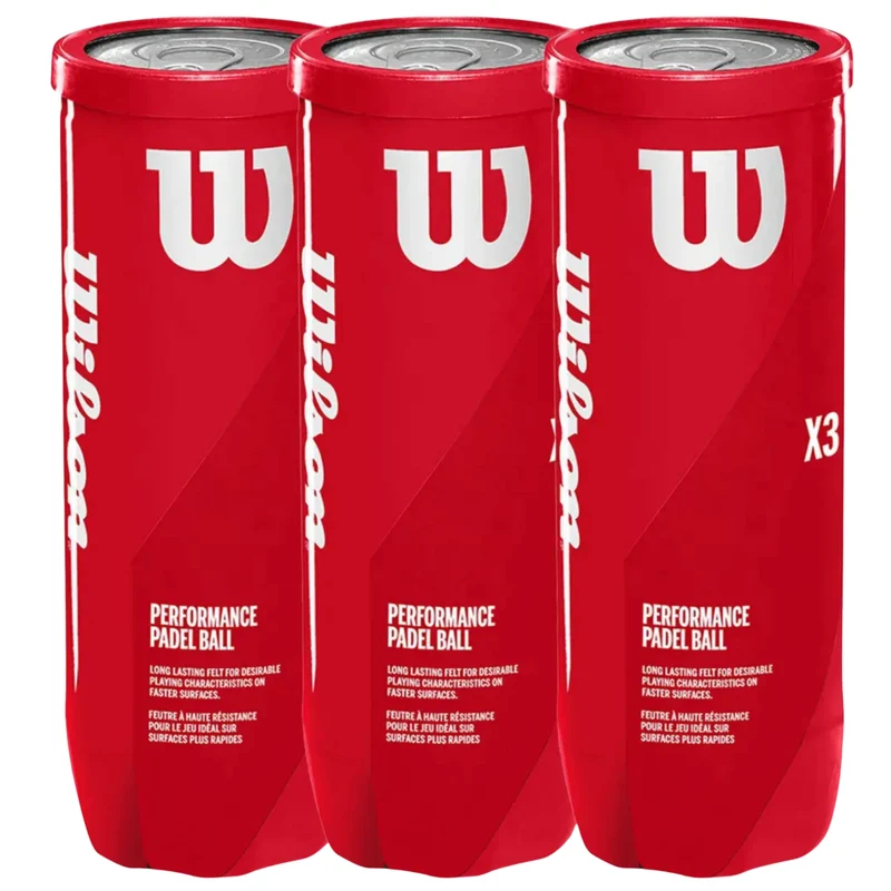 3ER-PACK WILSON PERFORMANCE PADEL BÄLLE