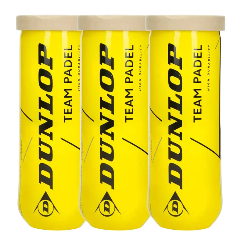 DREIERPACK MIT 3 BÄLLEN Dunlop TEAM Padel