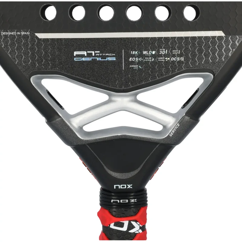 NOX AT Genius Attack 18K Agustín Tapia 2024 – Diamant Padel Schläger