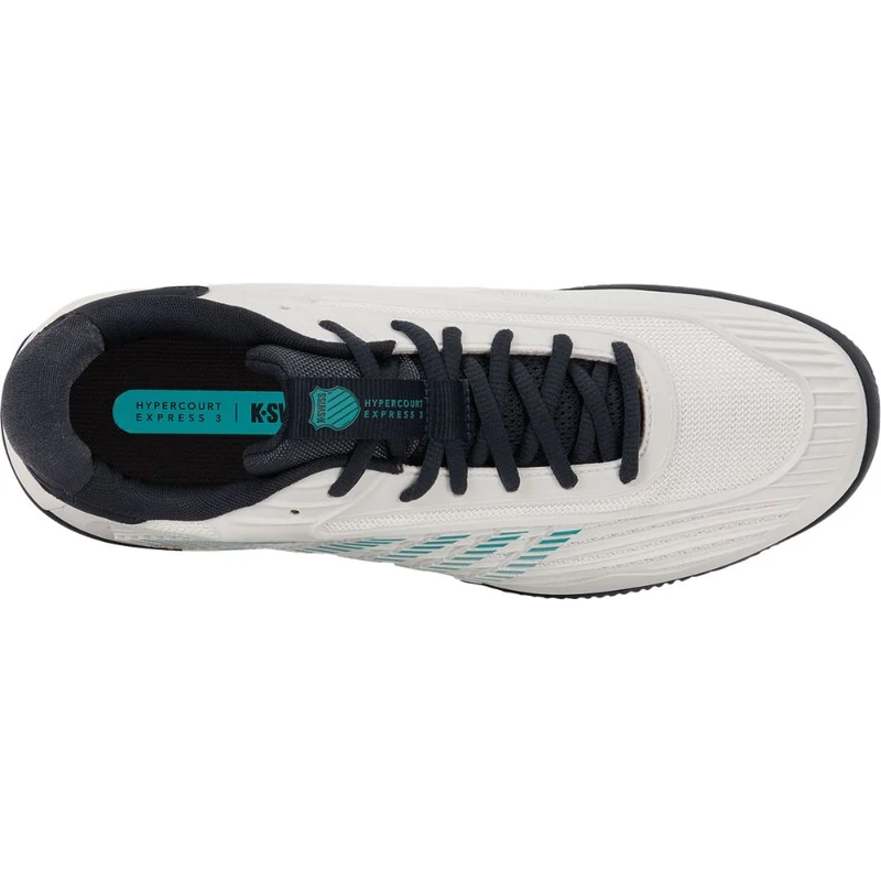 K-Swiss Tennisschoen Padelschoen Hypercourt Express 3 Clay Heren Wit Blauw