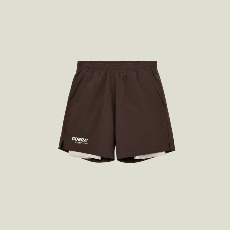 Oncourt 2in1 Shorts - Dunkelbraun