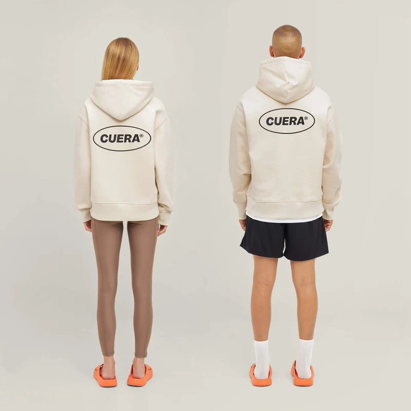 Relaxed Heavy Offcourt Hoodie - Off-White