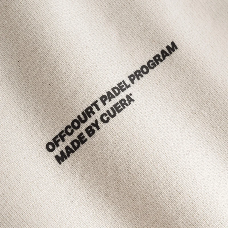 Relaxed Heavy Offcourt Hoodie - Off-White