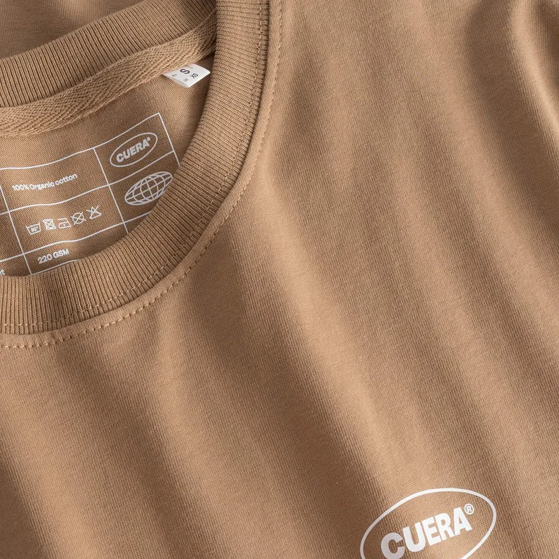 Relaxed Heavy Offcourt T-Shirt - Braun