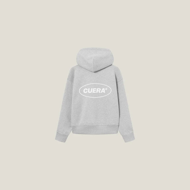 Relaxed Heavy Offcourt Hoodie - Grau