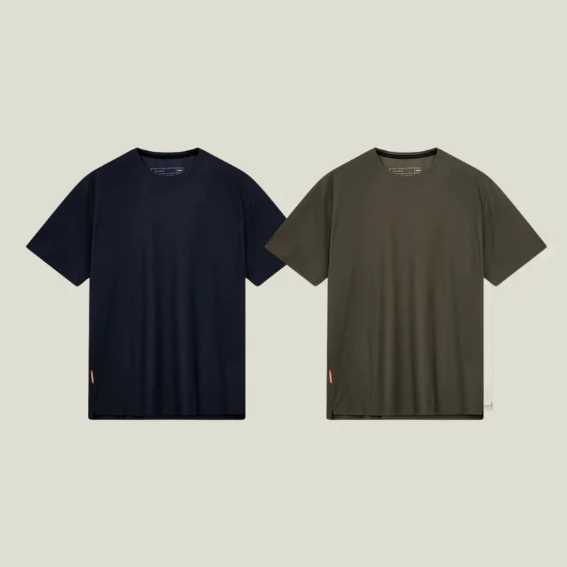 Oncourt Breathe T-shirt 2-pack - Army & Navy