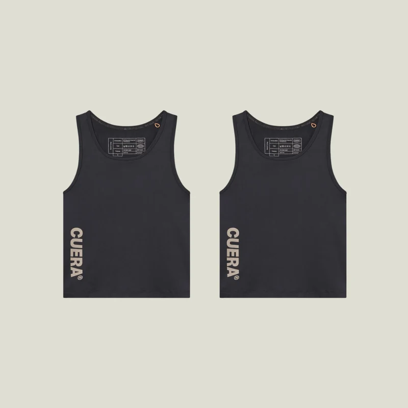 Oncourt Black Slim Tank Top 2-pack