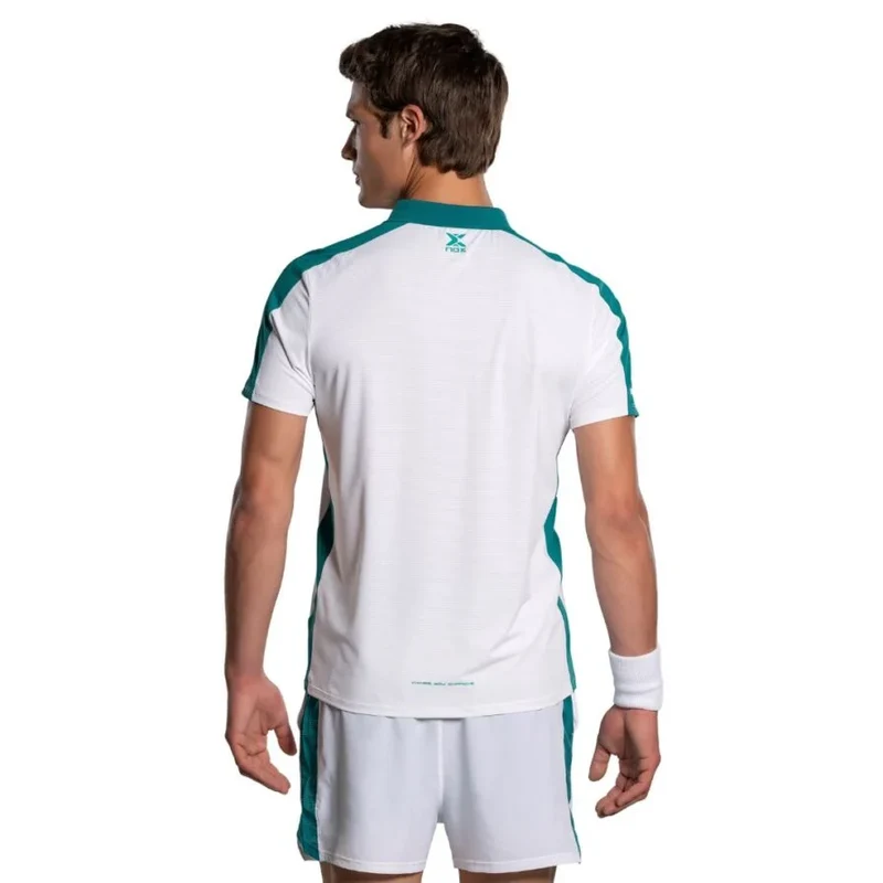 NOX Pro Padelpolo Wit/Groen 2026 Heren