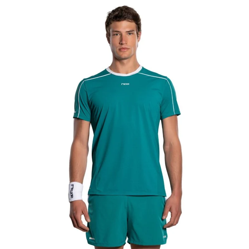 NOX Pro Padelshirt Round Neck Groen 2026 Heren
