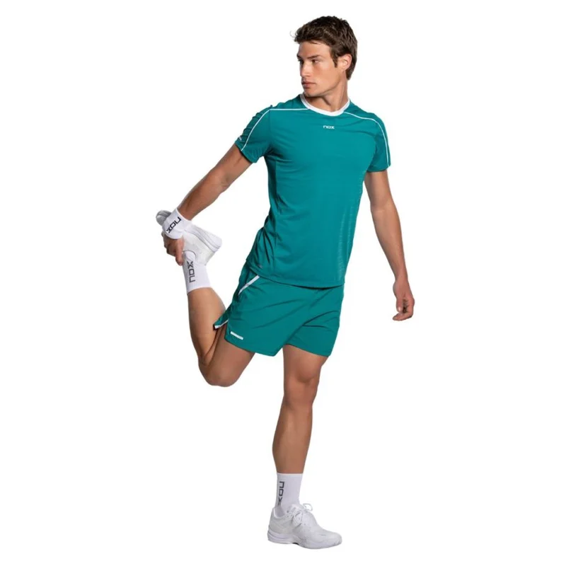 NOX Pro Padelshirt Round Neck Groen 2026 Heren