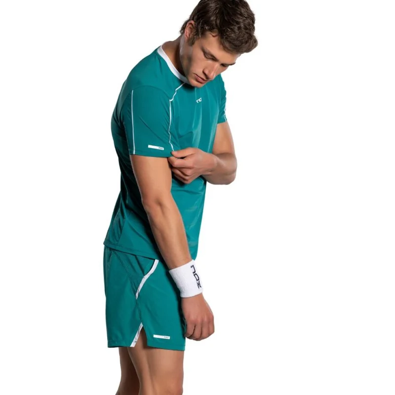 NOX Pro Padelshirt Round Neck Groen 2026 Heren