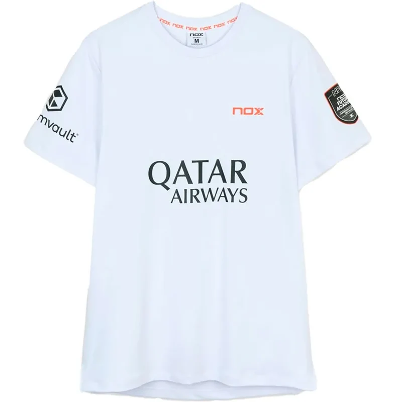 NOX AT10 Sponsors Padelshirt Wit 2026 Heren