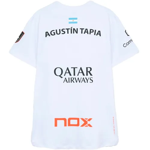 NOX AT10 Sponsors Padelshirt Wit 2026 Heren