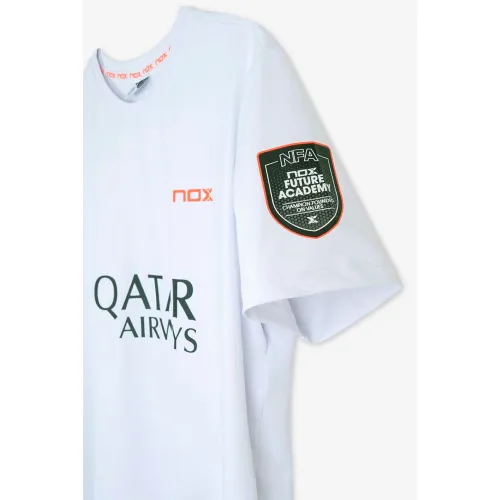 NOX AT10 Sponsors Padelshirt Wit 2026 Heren