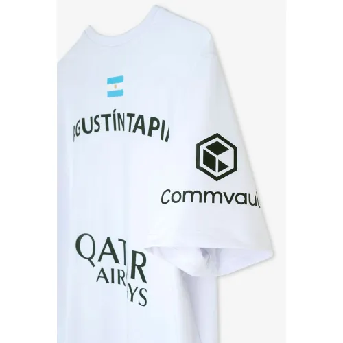 NOX AT10 Sponsors Padelshirt Wit 2026 Heren