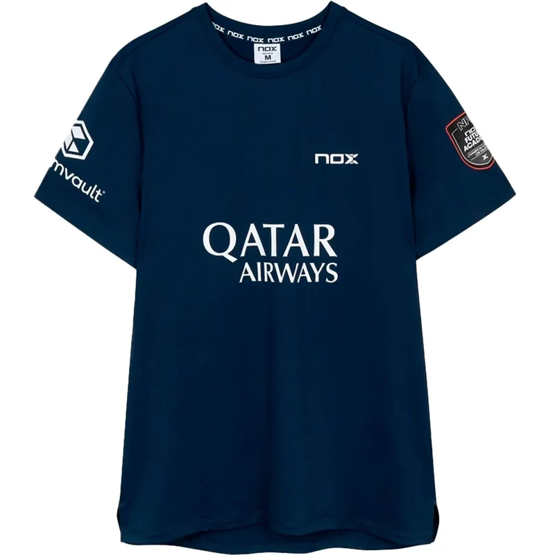 NOX AT10 Sponsors Padelshirt Donkerblauw 2026 Heren
